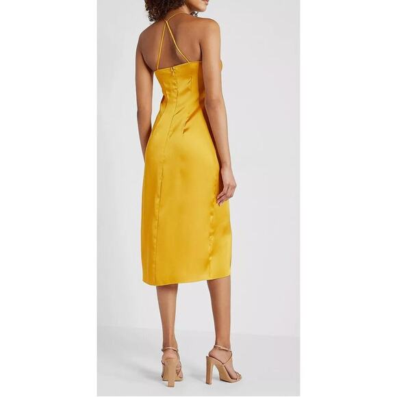 NWT Golden Yellow Slip Dress Womens S - Picture 2 of 10